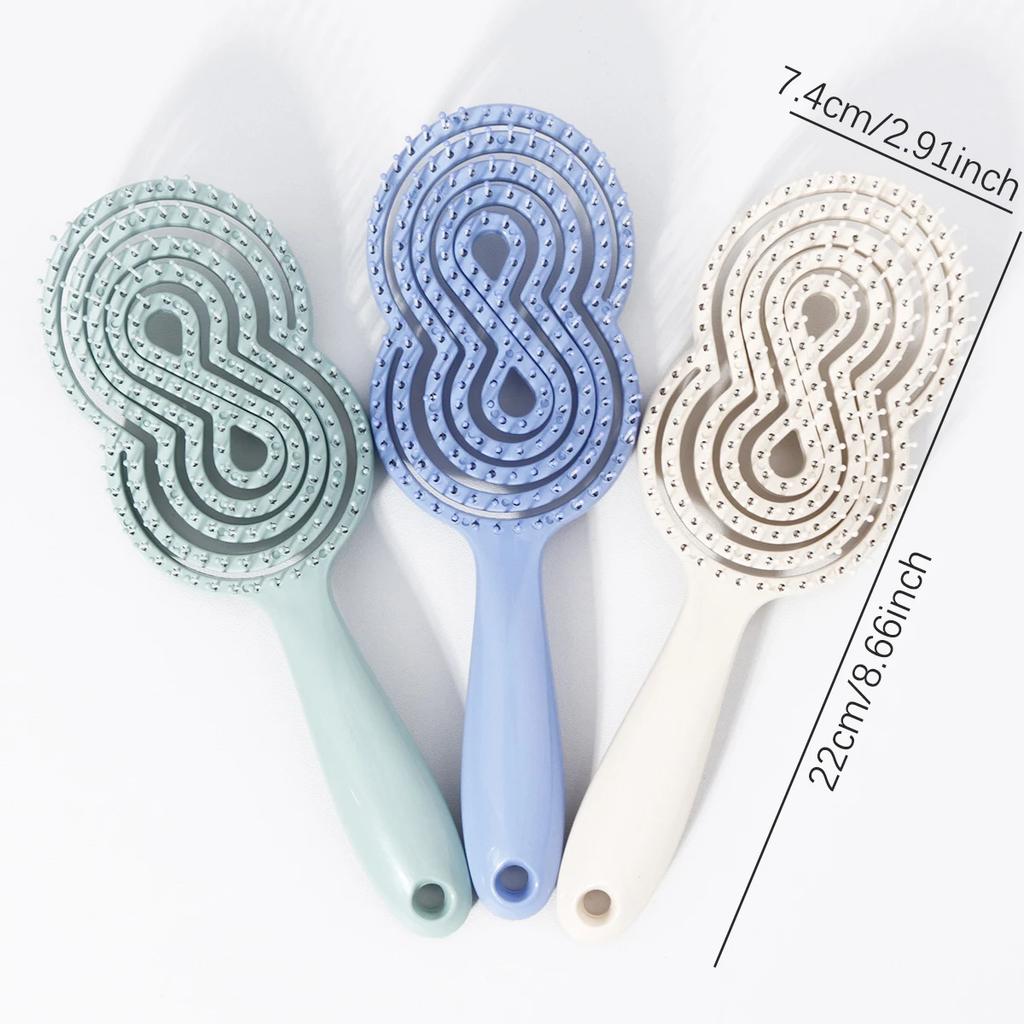 1 Piece of Advanced Hollow Comb Hair Brush - Anti-Static, Hollow Design Easy to Comb Hair, Special for Real Hair Wigs