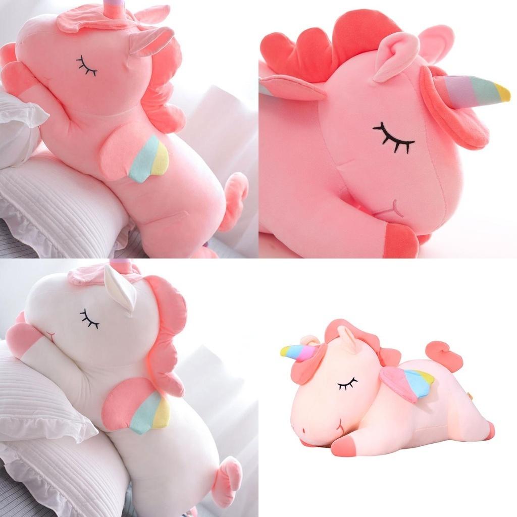 Adorable Unicorn Stuff Toy Soft Plush Doll Cushion Perfect Kids Birthday Gift