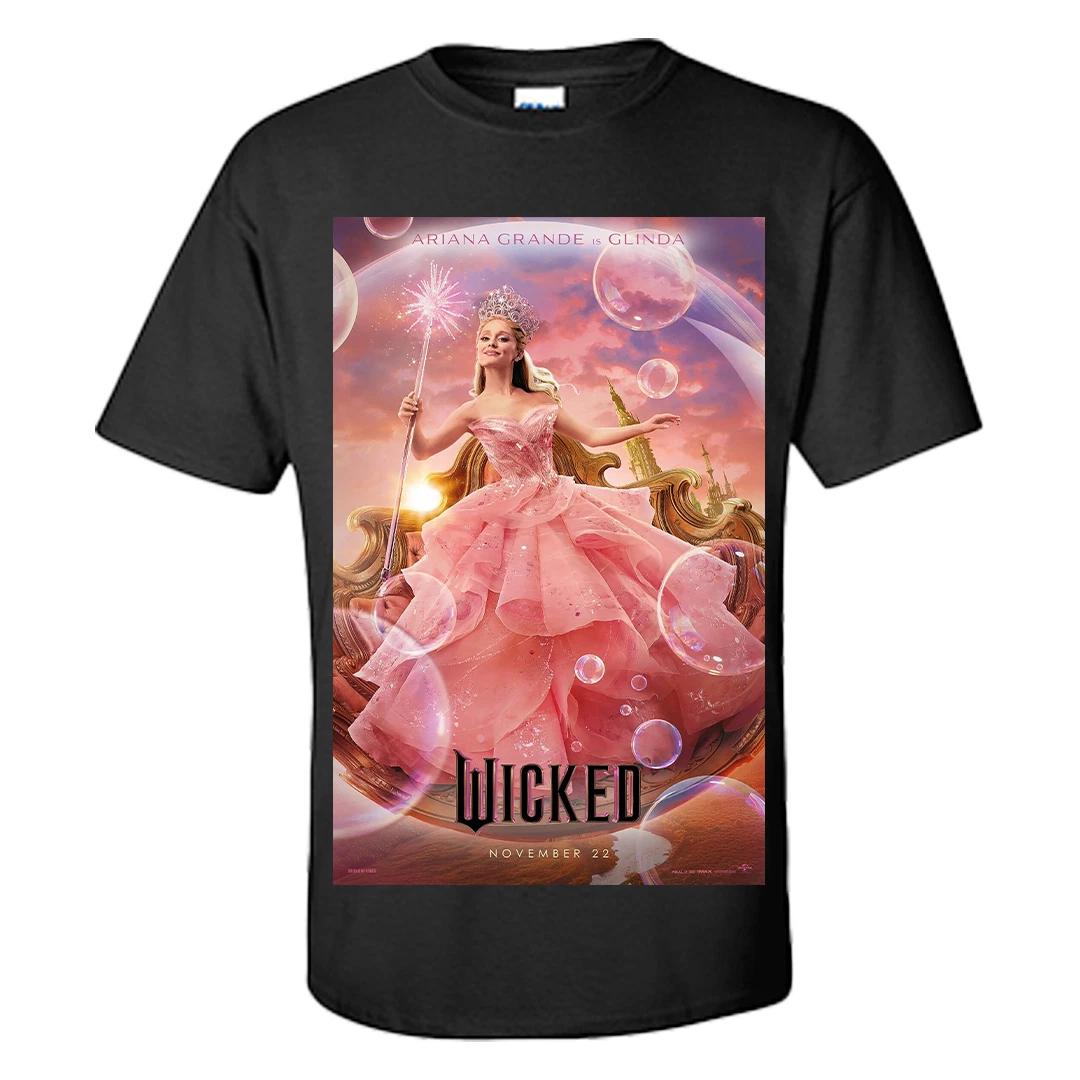 Wicked The Musical T Shirt Wicked Movie Glinda Shirt Graphic Tee S-XXXL S