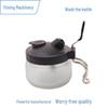 Airbrush Cleaning Kit: Glass Pot, Brush & Needle for Paint Waste Disposal