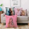 Star d-De Britneys-Spears Singer Pillow Covers Cartoon Sofa Decorative Home Double-sided Printing Short Plush Cute Cushion Cover