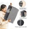 2 PCS Large Capacity Foldable Storage Box Cationic Fabric with Sturdy Steel Frame Support,  Perfect for Storing Clothe Jeans