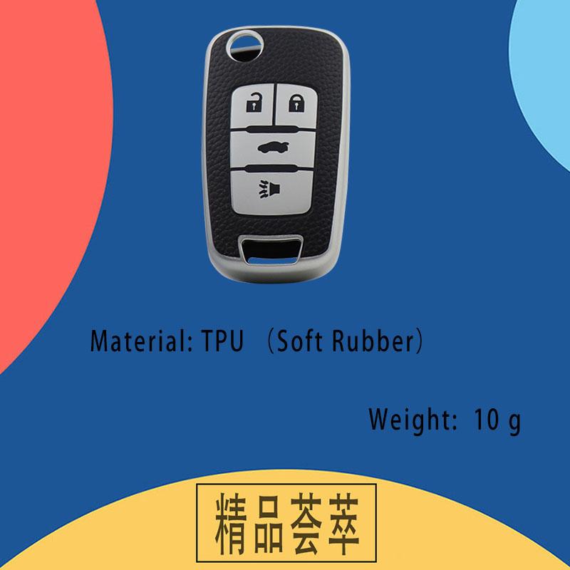 TPU Leather Car Remote Key Cover Case Shell Key Fob for Cruze Epica Lova Camaro Malibu Impala Insignia Astra Mokka Protector Holder