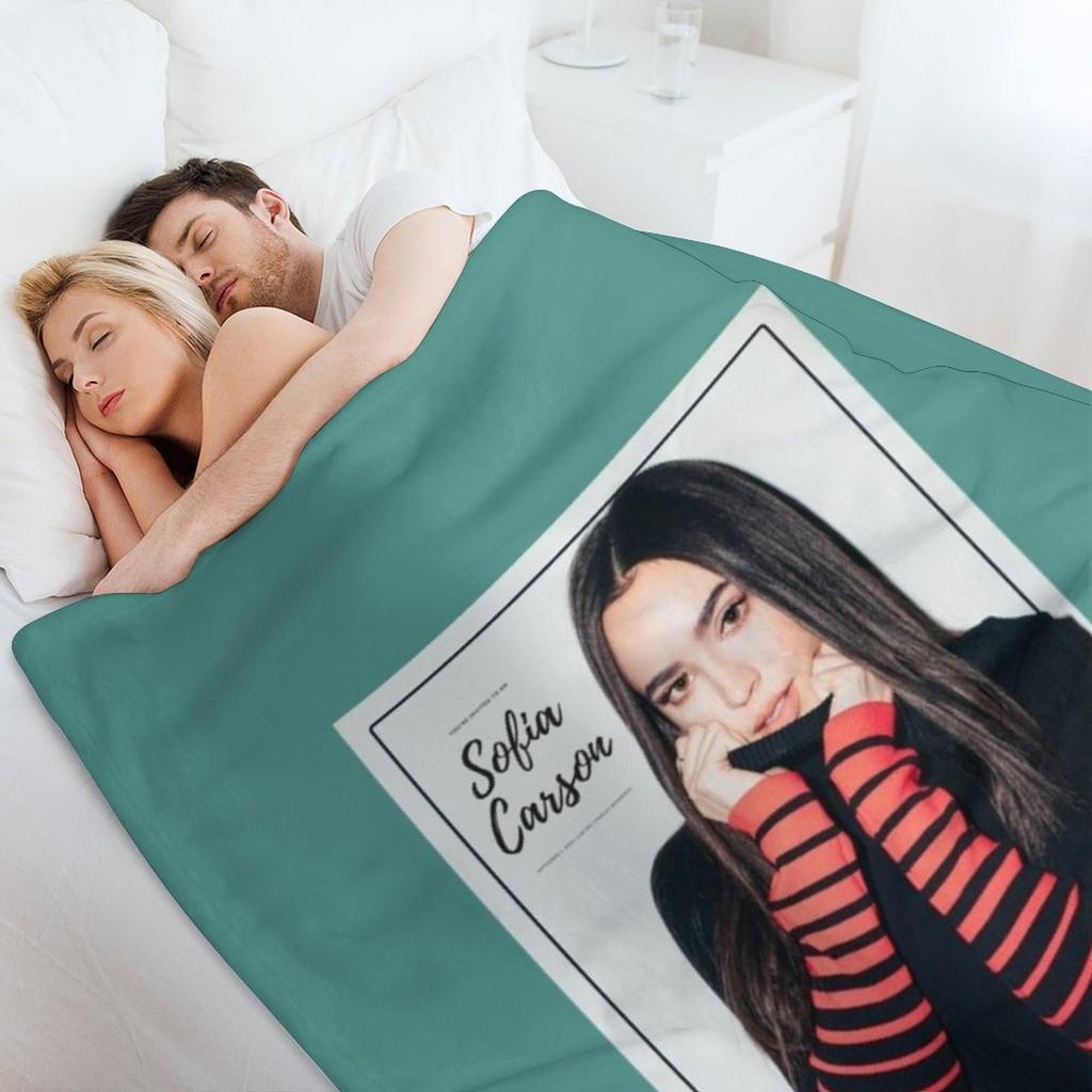 Sofia Carson Throw Blanket wednesday Bed Decorative Sofa Bed Fashionable Blankets