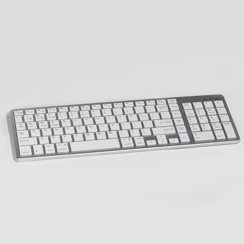 Wireless Mouse & Keyboard Combo: Three-Mode Keyboard, Dual-Mode Mouse, Compatible with Notebooks, Desktops, Tablets, and Mobile Phones.