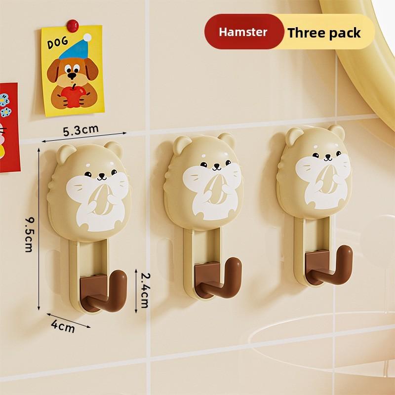 No Trace Invisible Adhesive Hook With Strong Sticky Tape For Kitchen Bathroom Home Organization