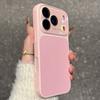Litchi Leather Camera Protection Case To for iPhone 17 16 15 14 Pro Max Shockproof Soft Silicone Bumper Cover Coque