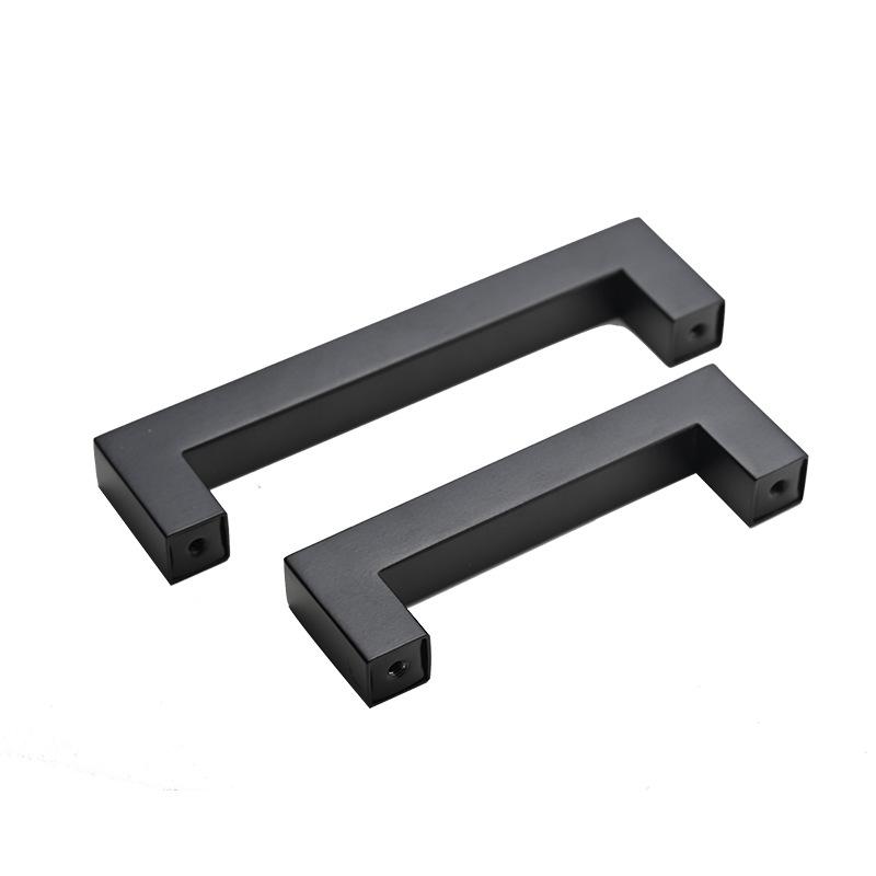 Modern Stainless Steel Square Pull Handle for Cabinets and Drawers