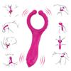 Voksenprodukter En dildo G-punkt Stimulere fittevibratorer Dildo Butt Plug Vibrasjonsklemme Penis Bondage Sexleketøy for kvinner Menn Par