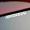 Car Antsocial Sticker Personalized Letters Waterproof Vinyl Windshield Decoration for Car Styling Decor Accessories