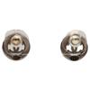 Chanel B25A CC Logos Rhinestone Round Earrings Earring SilverUsed