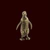 1Pc Pure Copper Emperor Penguin Copper Ornament, Creative Bronze Handle, Tea Pet Desktop Decorative Copper Handicrafts
