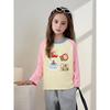 27Home Brand Export Children's Clothing Spring New Arrivals Korean Style Girls' Pure Cotton Base Shirt Children's Cartoon Long-Sleeve T-Shirt