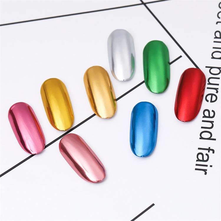 Aurora Triple-Color Nail Mirror Powder Set