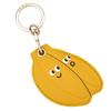 Leather Strawberry Lemon Keychain Case Holder  Women Car Key Ring Charm Bag Car Pendant Gift Anti-Lost Pet Dog Cat Collar