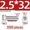 304 Stainless Steel Hex Socket Head Cap Screws, M2-M10, Extended Length