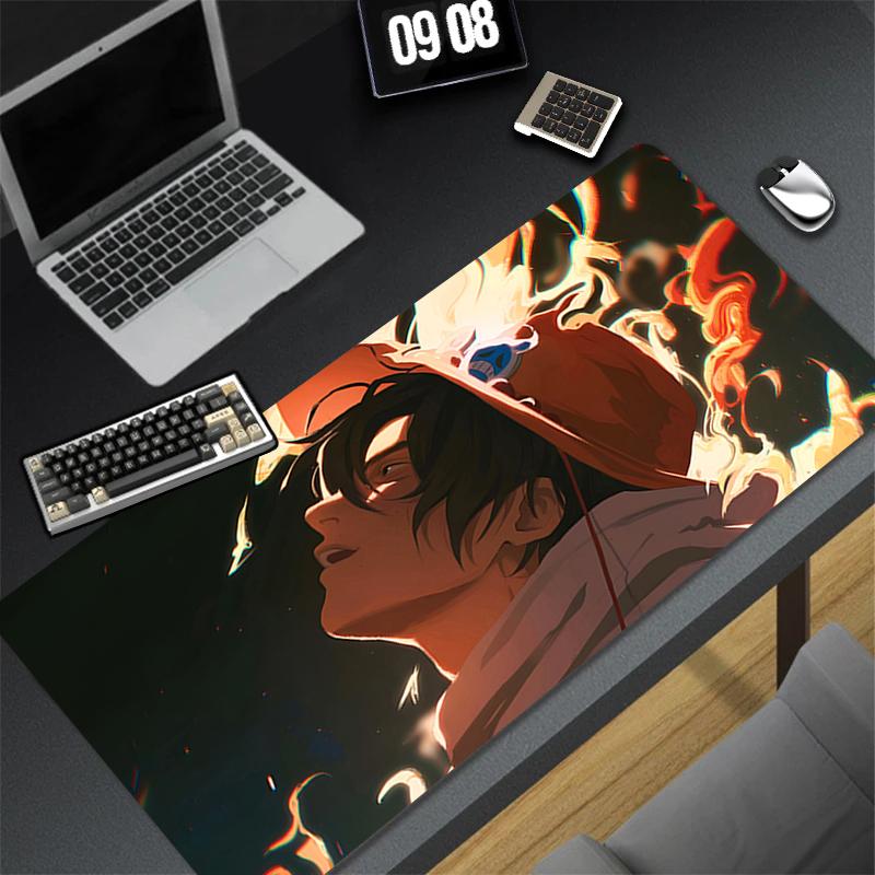 Tappetino Mouse da Gioco Durevole Tappetino per Scrivania del Computer Tappetino per Tastiera da Tavolo Pezzo Unico Laptop Gomma Antiscivolo Posteriore Raffinato Tappetino Mouse Anime
