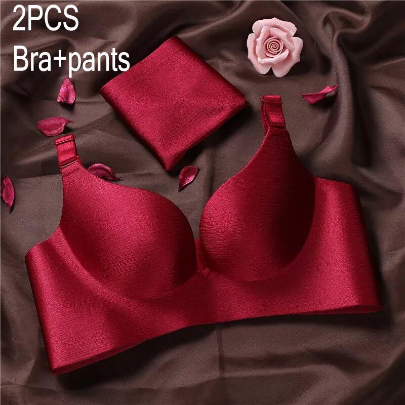 

Комплект с бюстгальтером пуш-ап плюс размер, женский кружевной комплект нижнего белья, комплекты нижнего белья, бюстгальтеры и трусики 85C