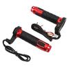 1 Pair Motorcycle Heated Hand Grip 3 Gear Temperatures Non Slip Aluminum Alloy ABS 22mm Handlebar