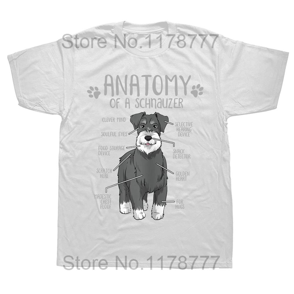 Best Schnauzer Dad Ever Dog Fathers Day T Shirts Summer Style Streetwear Short Sleeve Birthday Gifts Tshirt Mens Clothing