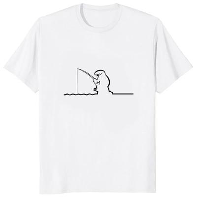 T-shirt TV stampata con umorismo La Linea The Line Osvaldo Cavandoli Hip Hop Streetwear T-shirt Harajuku Hipster Casual Larga Magliette da Donna