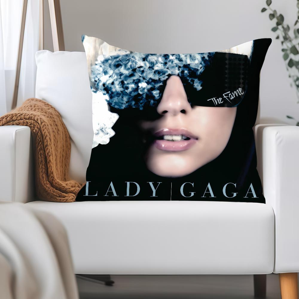 Singer L-Lady Gaga Mayhem Pillow Case Applicable Space For Guest Rooms Interiors Cars Office House Decoration