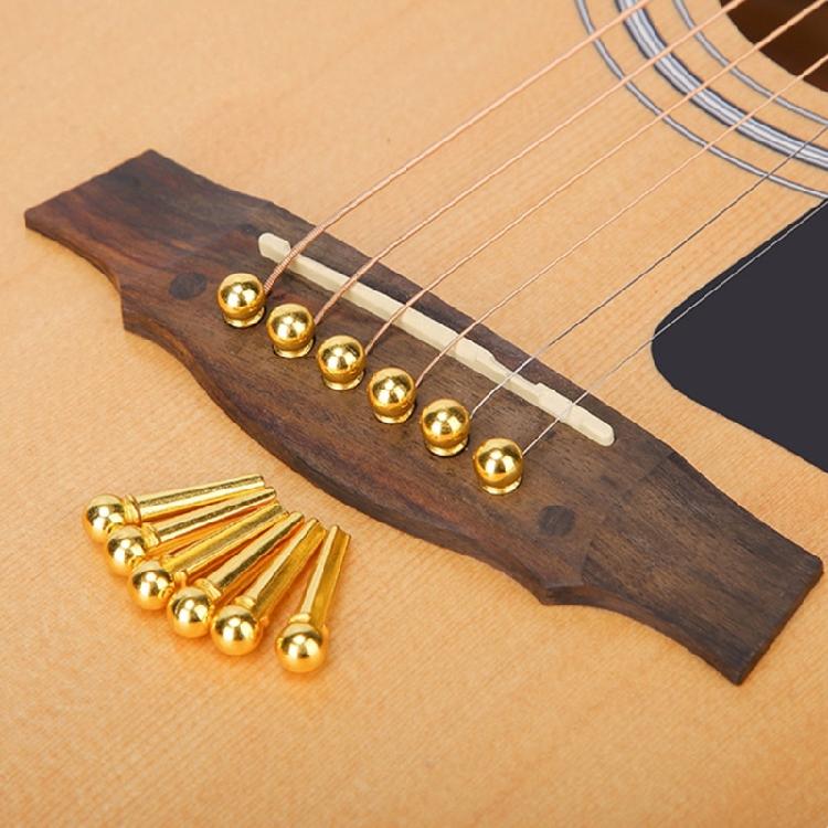Acoustic Guitar Bridge Pins with Bridge Pin Puller Set String Nail Remover Extractor Tool Guitar Accessories Enduring