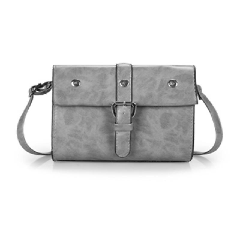 Trendy Retro European American Design Small Square Bag For Women With Magnetic Closure