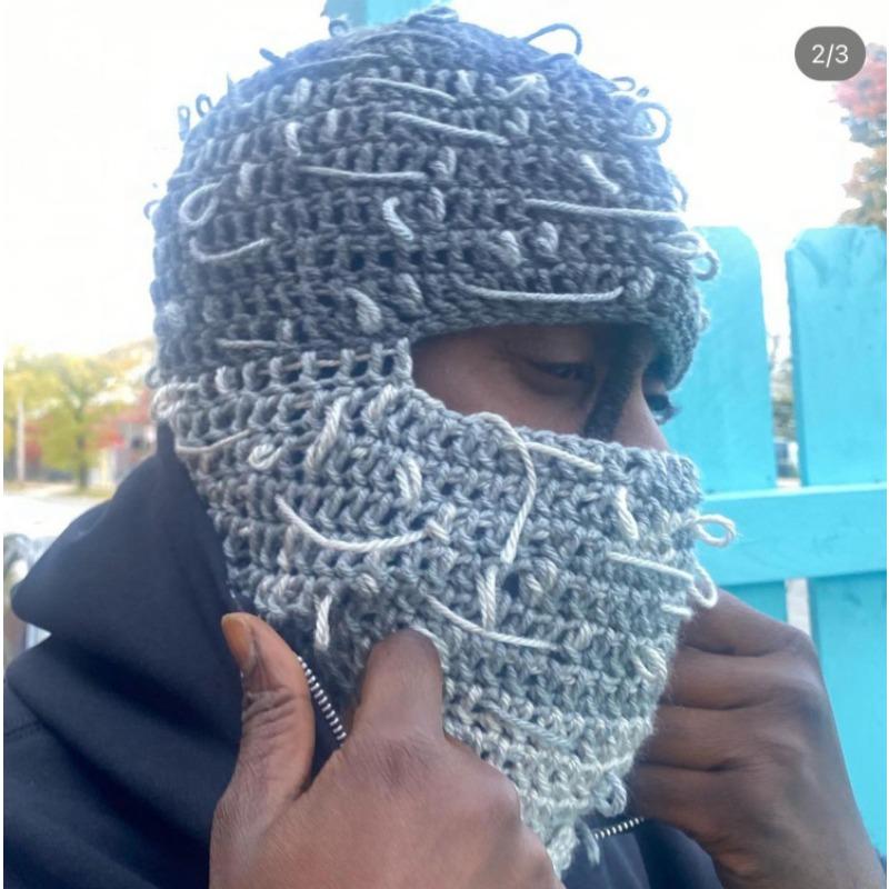 Purely handmade crocheted baby and children's hat with cute braided hat with ins style braid