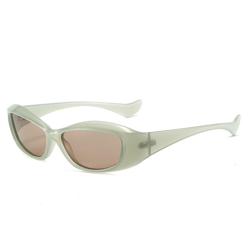 Outdoor Sunscreen Shades Unisex Trendy Sports Sunglasses Uv400 Goggles Trendy Narrow Frame Sun Glasses For Party Photos Everyday