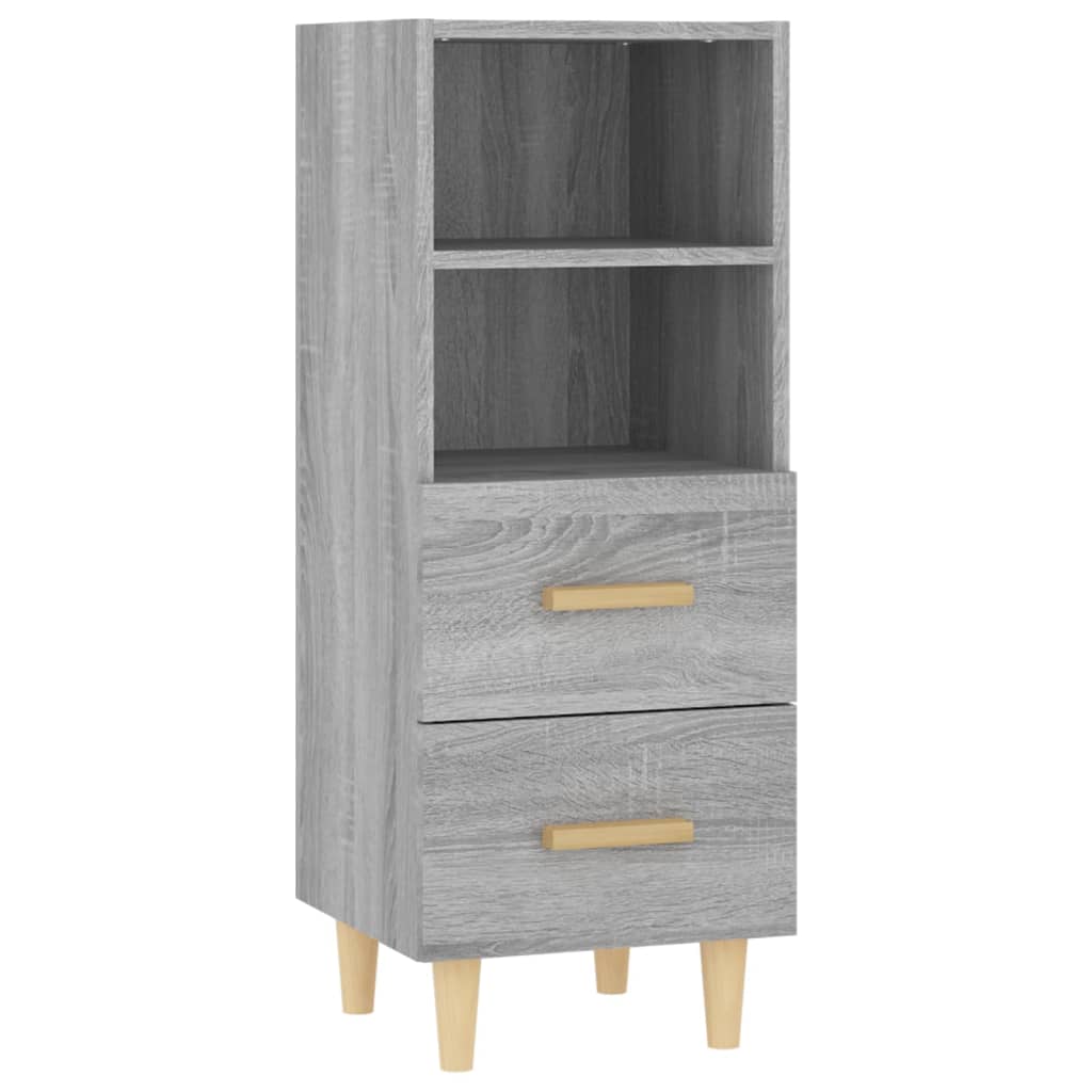 Sideboard Gray Sonoma 34.5 x 34 x 90 cm Particleboard