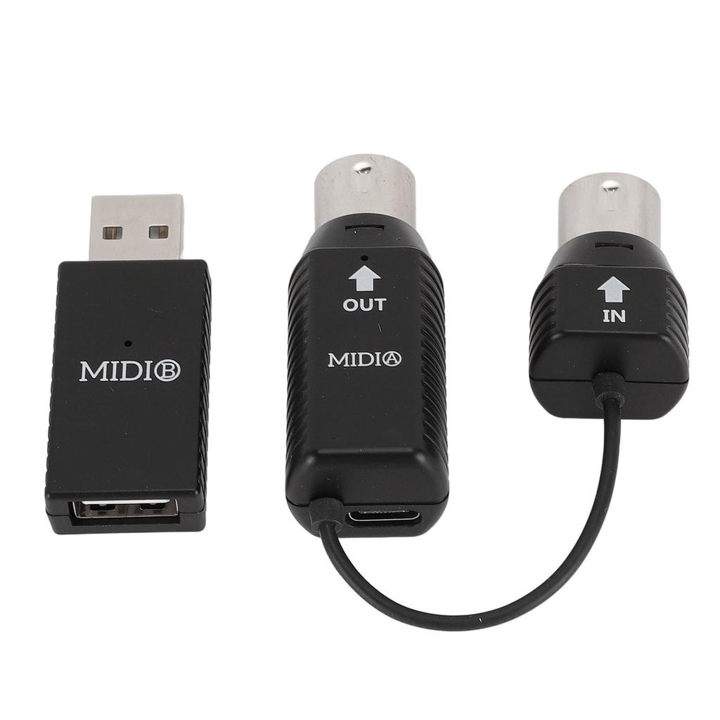 Wireless MIDI Adapter Professional MIDI to USB MIDI Controller for Digital Piano Keyboard to MIDI Device for OS X for