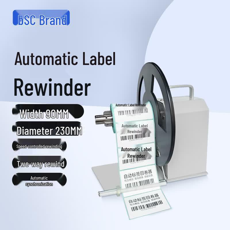 BSC T6 Automatic Coreless Label Rewinder CN plug (adapter included)