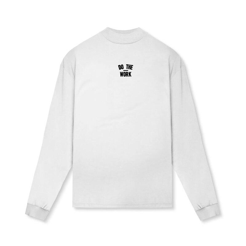 

Muscleguys, Новое поступление, осенний мужской свитер с воротником, свободный пуловер с простым дизайном, нижняя рубашка XXL