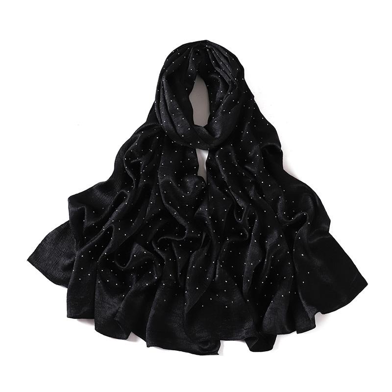 Muslim Chiffon Solid Color Hijab Scarf For Women Hijabs Scarves Squane Head Wrap Jersey Hijabs Islamic Turban Headband Shawl