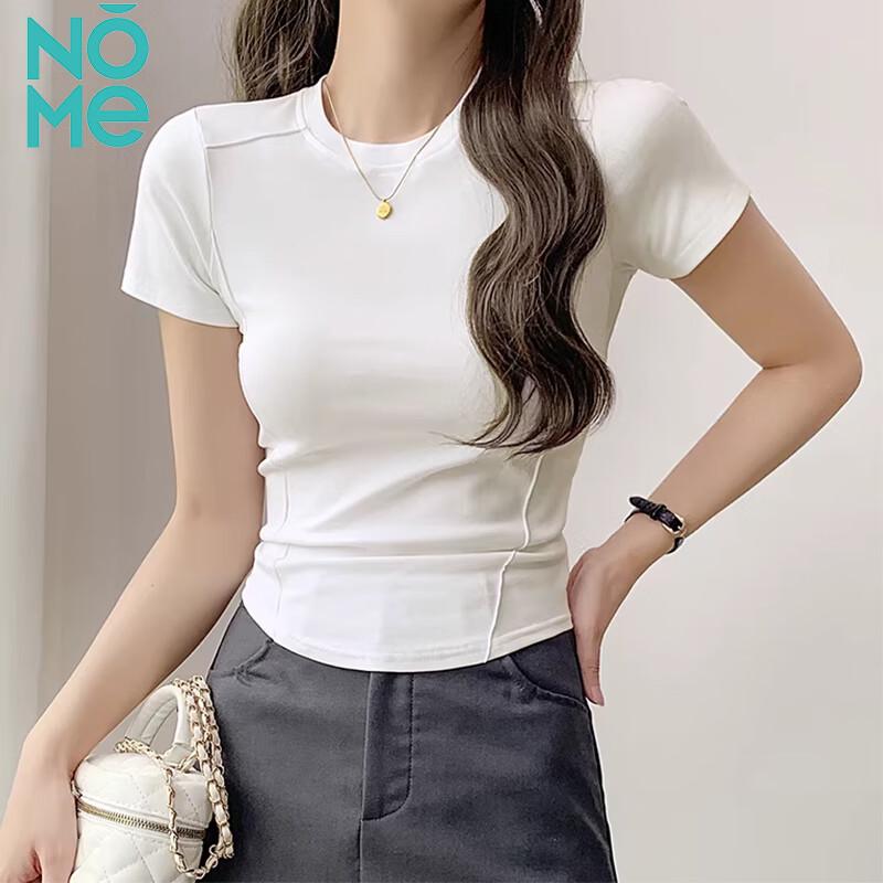 

NOMe Women s Arc Hem Short Sleeve Top 2XL