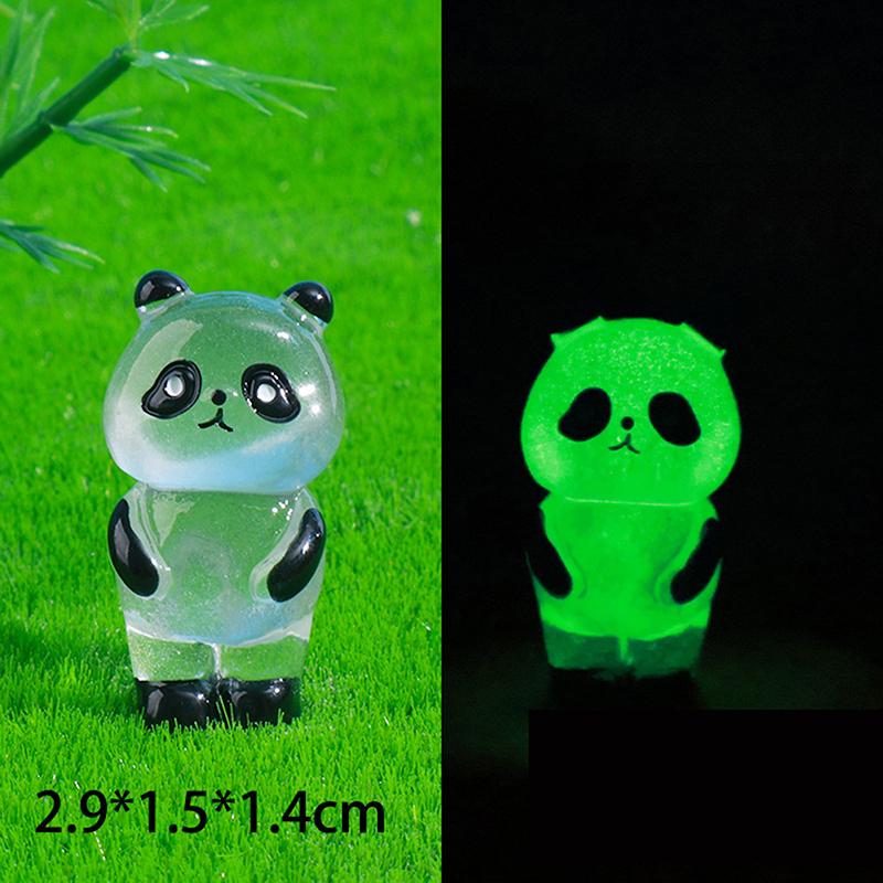 

1 шт. современный детский подарок на день рождения 3D фигурка панды сделай сам домашнее украшение кавайная комната миниатюрные аксессуары для сада фей as the picture