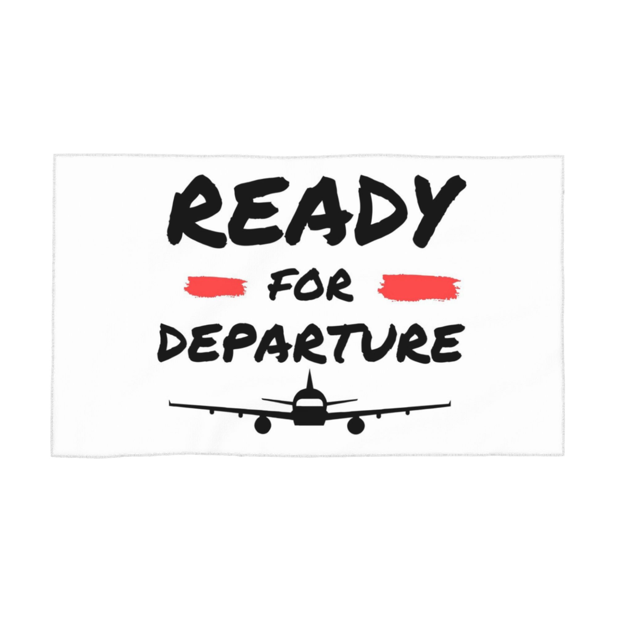 

Airplane Aircraft Ready for Departure Soft Face Towel Quick Dry Pool Bath Cotton Towels Absorbent W40*H60(CM)