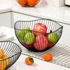 2pcs/Iron Fruit Basket Kitchen Storage Basket Household Storage Basket Simple Modern Fruit Basket
