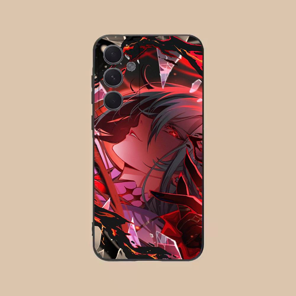 G-Genshin Impact A-Arlecchino Phone Case For Samsung S25,24,21,22,23,20,S30,Ultra,Plus, Fe,5G Silicone Cover