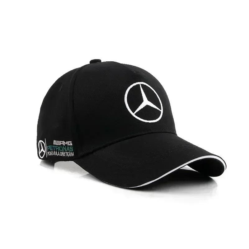 Embroidered Car Emblem Adjustable Racing Sport Baseball Hat Motorcycle Casual Cap For Mercedes Benz AMG W204 W205 W203 W211 W212 LC5