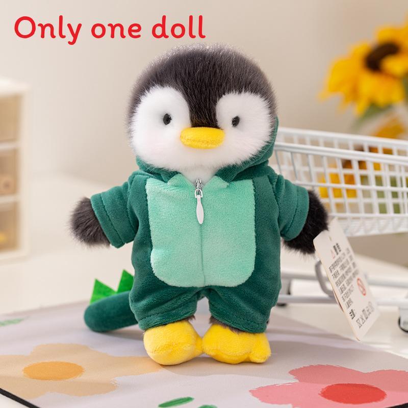 Cute Penguin And Bear Plush Toys With Soft Cotton Fill For Kids Birthday Gift