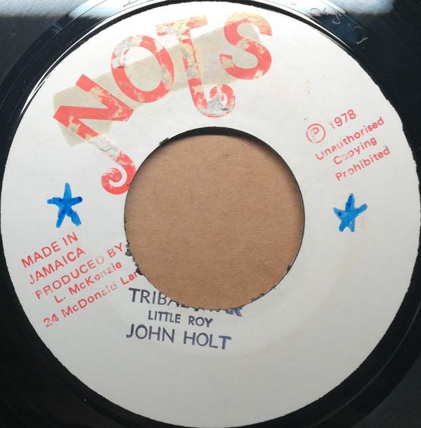 

7inch Record JOHN HOLT - Tribal War NONE Nots 1978 Jamaica Reggae, Ska & Dub Used