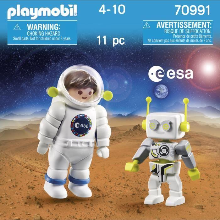 PLAYMOBIL - 70991 - Playmobil Duo - Astronaute ESA et ROBert