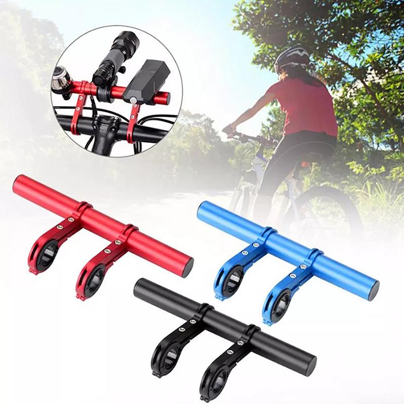 20Cm Detachable Bicycle Handlebar Extended Bracket Bike Headlight Mount Bar Computer Holder Lamp Support Rack
