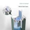 MIAOJIE Self-Wringing Flat Mop with 2 Cloths and Bucket