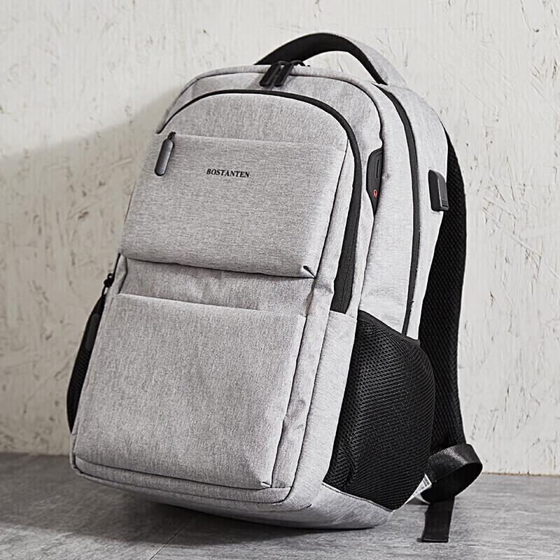BOSIDANDUN Men's 15.6-inch Laptop Business Travel Backpack