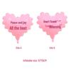 Qixi Valentine's Day 18" Heart Shaped Foil Balloon for Proposals and Decorations