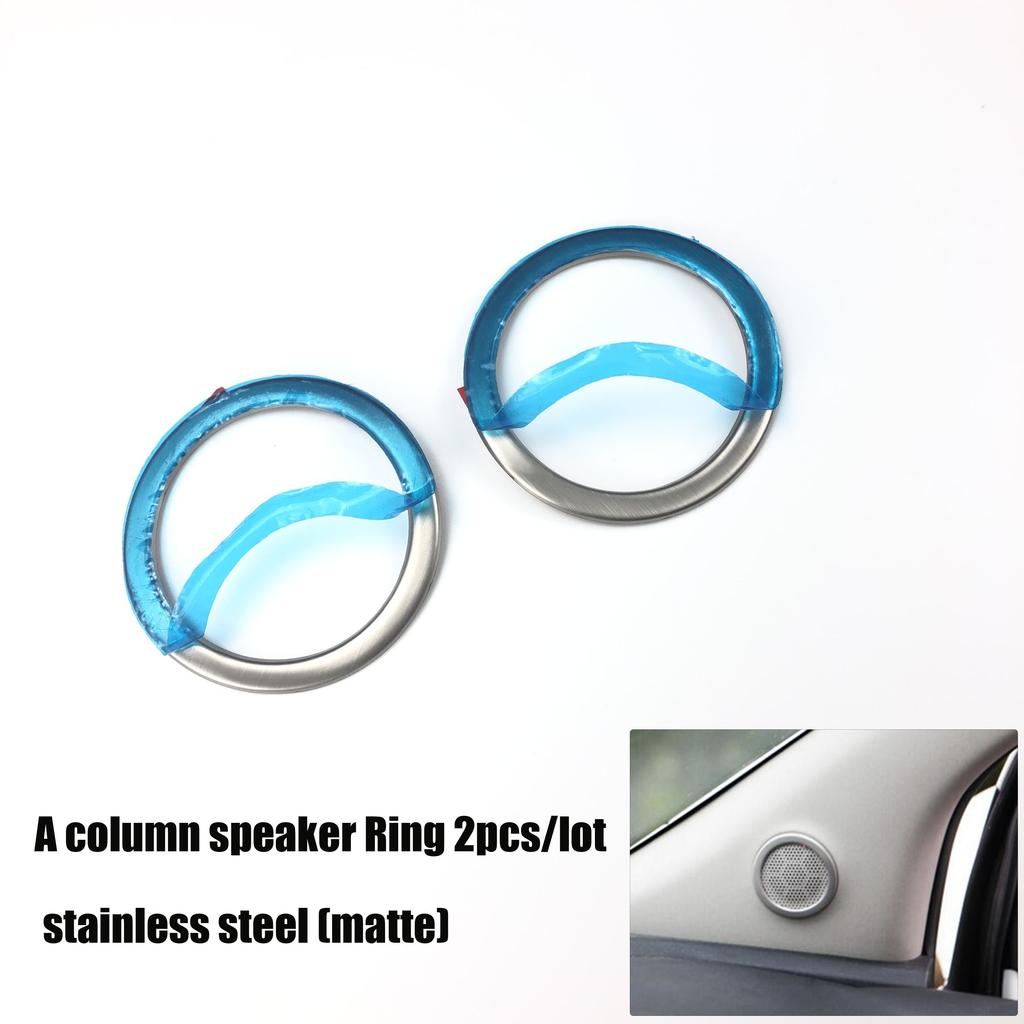 Car Accessories Speaker Audio Ring Sides Decoration Trim Cover For Opel Vauxhall Mokka 2013 - 2015 / Buick Encore 2013 - 2018