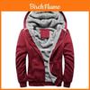 Premium Quality Men's Casual Jacket Coat Hoodie Fleece Thick Hooded Zipper Winter Warm Outwear